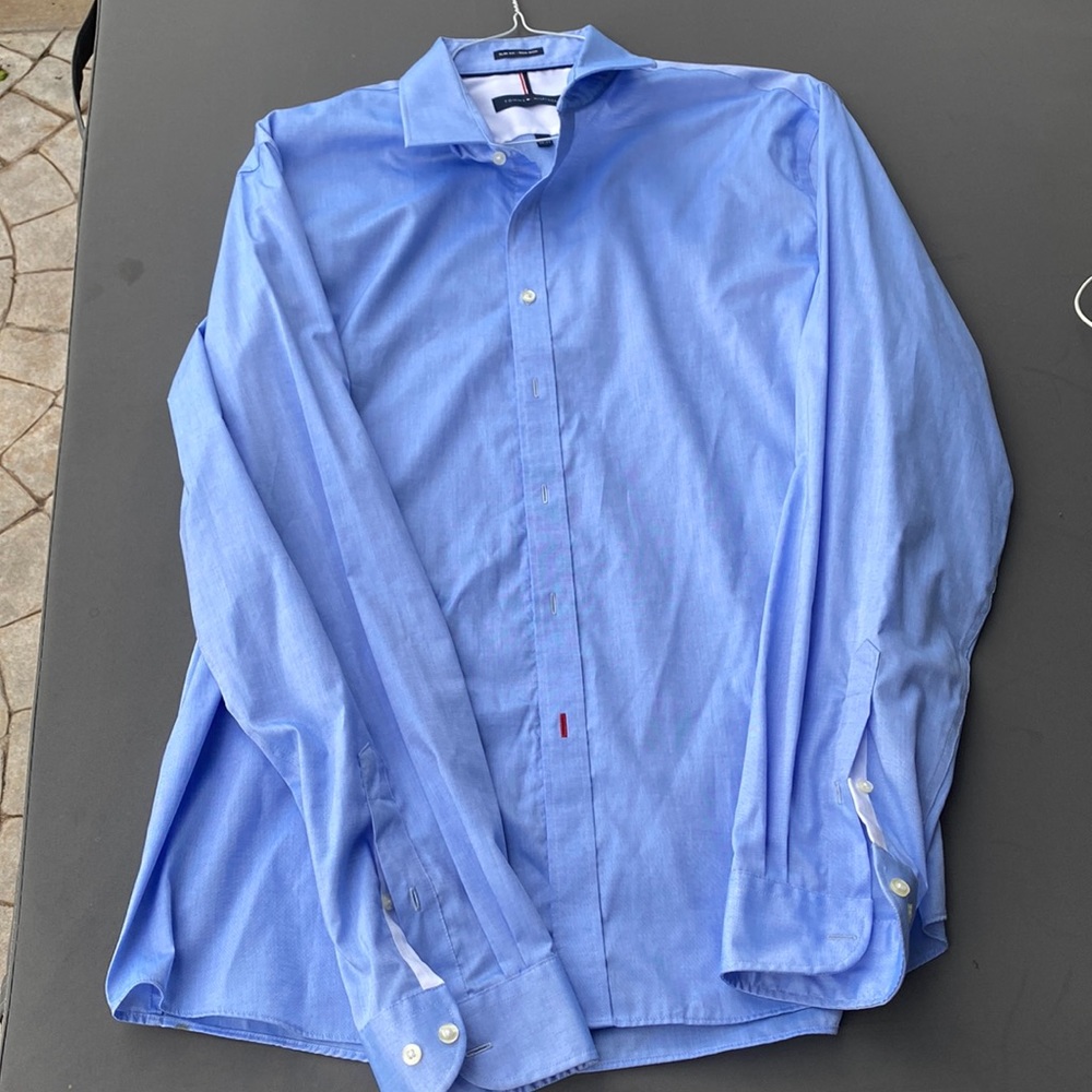 Long sleeve button down tommy hillfiger